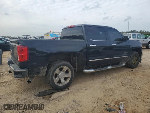 2017 Chevrolet Silverado 1500 LTZ with VIN 3GCPCSECXHG315030, listed as a Copart auction lot 50766385 with 127,349 mi miles and Salvage Title. Bid and sale history available at DreamBid. Image 3.