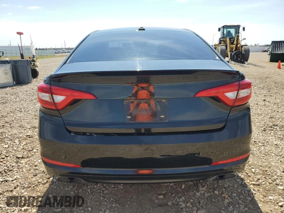 2017 Hyundai Sonata Sport with VIN 5NPE34AF7HH460259, listed as a Copart auction lot 56173925 with 86,840 mi miles and Salvage Title. Bid and sale history available at DreamBid. Image 6.