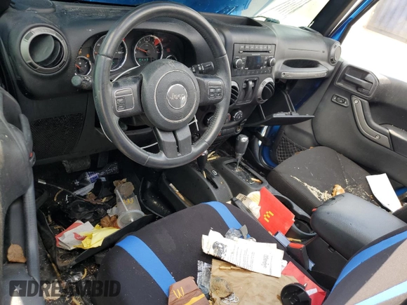 2016 Jeep Wrangler Sport с VIN 1C4AJWAG8GL287256, выставлен на аукционе Copart как лот 55766125 с пробегом 76 601 миль миль и Списание • Salvage title. История ставок и продаж доступна на DreamBid. Изображение 8.