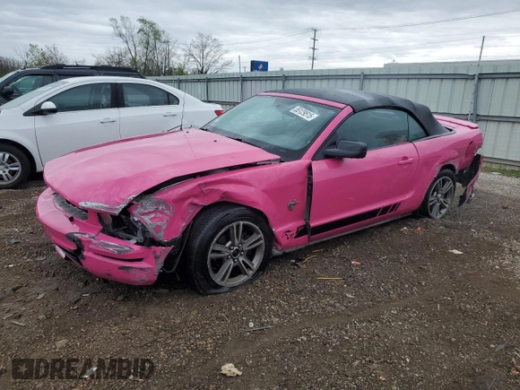 2009 Ford Mustang with VIN 1ZVHT84N595116922, listed as a Copart auction lot 55129515 with 180,469 mi miles and Salvage title. Bid and sale history available at DreamBid. Image 1.