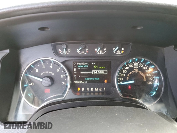 2012 Ford F-150 XL с VIN 1FTFW1ET1CFA04724, выставлен на аукционе Copart как лот 59537635 с пробегом 185 241 миль миль и Списание • Salvage title. История ставок и продаж доступна на DreamBid. Изображение 9.