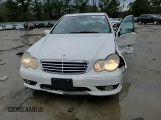 2006 Mercedes-Benz C 230 Sport with VIN WDBRF52H76F820795, listed as a Copart auction lot 45283985 with 225,732 mi miles and Salvage Title. Bid and sale history available at carsss.com. Image 11.