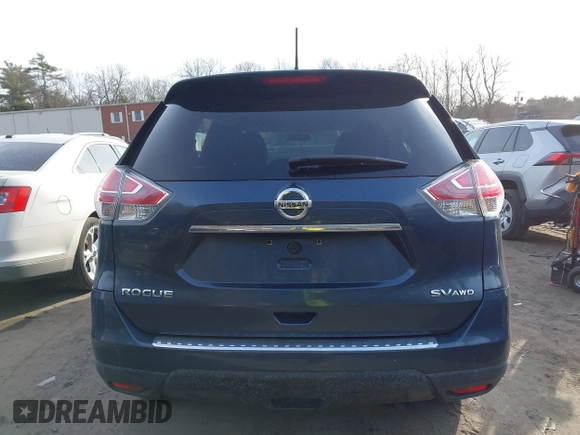 2015 Nissan Rogue S with VIN 5N1AT2MV9FC917132, listed as a IAAI auction lot 41768468 with 110,797 mi miles. Bid and sale history available at carsss.com. Image 16.