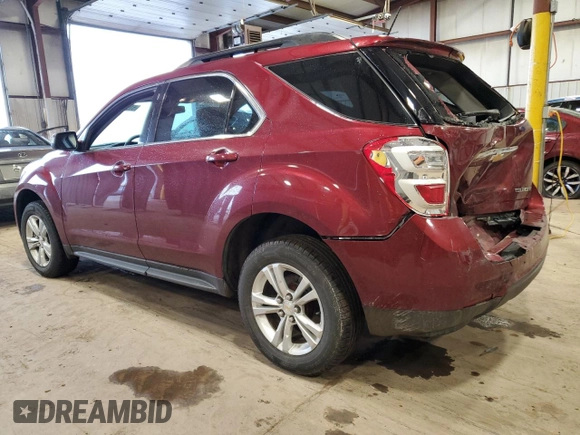 2016 Chevrolet Equinox LT with VIN 2GNFLFEK5G6127107, listed as a Copart auction lot 51999675 with 116,255 mi miles and Salvage Title. Bid and sale history available at DreamBid. Image 2.
