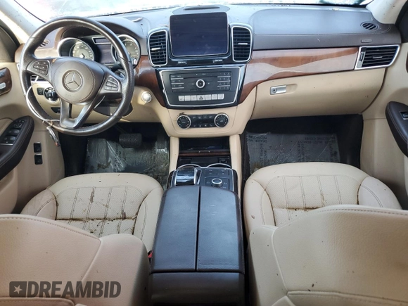 2018 Mercedes-Benz GLS 450 with VIN 4JGDF6EE7JB104655, listed as a Copart auction lot 74203534 with Not Provided miles and Non Repairable. Bid and sale history available at DreamBid. Image 8.