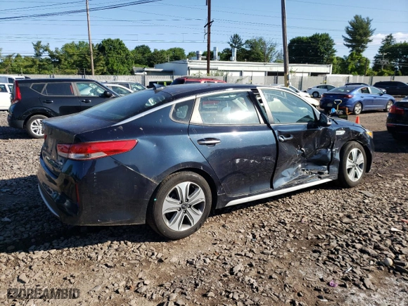 2017 Kia Optima Hybrid EX with VIN KNAGU4LE2H5010333, listed as a Copart auction lot 56947974 with 65,126 mi miles and Salvage Title. Bid and sale history available at carsss.com. Image 3.