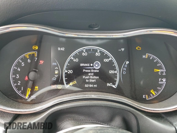 2020 Jeep Grand Cherokee Limited X z VIN 1C4RJFBT5LC188757, wystawiony jako Copart lot #51099285 z przebiegiem 52 194 mil mil oraz Szkoda całkowita • Salvage title. Historia ofert i sprzedaży dostępna na DreamBid. Obrazek 9.