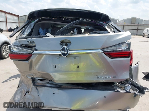 2019 Lexus RX 350L Premium with VIN JTJGZKCA5K2012847, listed as a IAAI auction lot 42331497 with 100,945 mi miles and . Bid and sale history available at DreamBid. Image 17.
