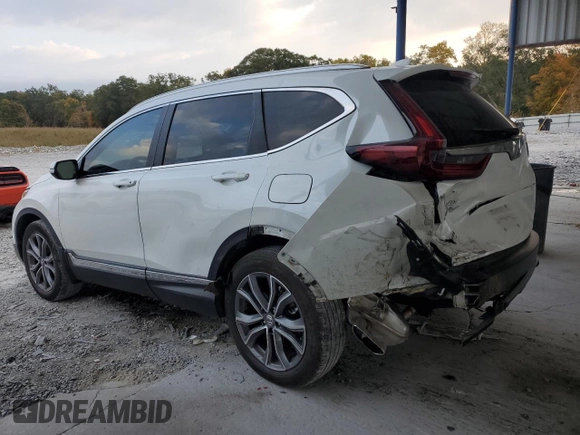 2021 Honda CR-V Touring with VIN 2HKRW1H9XMH420677, listed as a Copart auction lot 78135774 with 35,278 mi miles and Salvage Title. Bid and sale history available at carsss.com. Image 2.