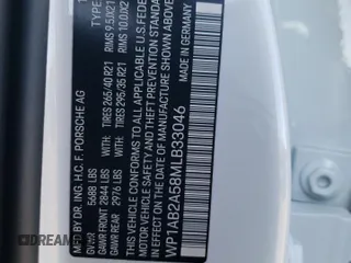 2021 Porsche Macan S с VIN WP1AB2A58MLB33046, выставлен на аукционе Copart как лот 49797745 с пробегом 47 165 миль миль и Списание • Salvage title. История ставок и продаж доступна на DreamBid. Изображение 16.