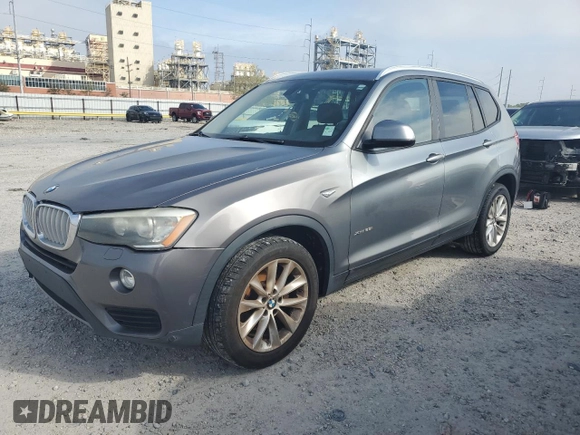 2016 BMW X3 xDrive28i with VIN 5UXWX9C59G0D65421, listed as a Copart auction lot 50040395 with 146,751 mi miles and Salvage Title. Bid and sale history available at carsss.com. Image 1.