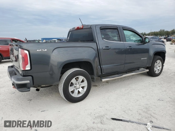 2016 GMC Canyon 4WD SLE with VIN 1GTG6CE30G1191893, listed as a Copart auction lot 87929575 with 19,033 mi miles and Salvage title. Bid and sale history available at DreamBid. Image 3.