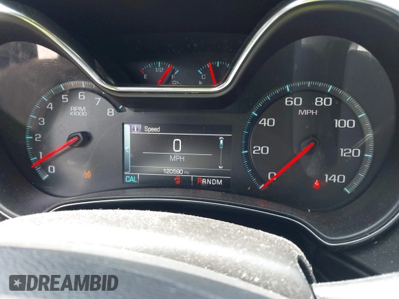 2016 Chevrolet Impala LT z VIN 2G1115S31G9128052, wystawiony jako IAAI lot #42302597 z przebiegiem 120 590 mil mil oraz . Historia ofert i sprzedaży dostępna na DreamBid. Obrazek 7.
