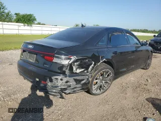 2021 Audi A8 z VIN WAU8DAF82MN007466, wystawiony jako Copart lot #52255715 z przebiegiem Nie podano mil oraz Szkoda całkowita • Salvage title. Historia ofert i sprzedaży dostępna na DreamBid. Obrazek 3.