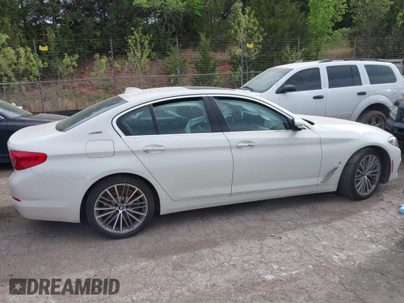 2018 BMW 5 Series 530e with VIN WBAJA9C58JB252398, listed as a IAAI auction lot 42070548 with Not provided miles and . Bid and sale history available at DreamBid. Image 13.