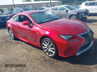 2016 Lexus RC 300 F Sport with VIN JTHSM5BC1G5000408, listed as a IAAI auction lot 42499409 with 103,632 mi miles and . Bid and sale history available at DreamBid. Image 1.