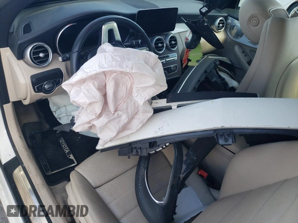 2021 Mercedes-Benz C 300 with VIN W1KWK8DB1MG101243, listed as a Copart auction lot 51533725 with Not provided miles and Salvage title. Bid and sale history available at DreamBid. Image 8.