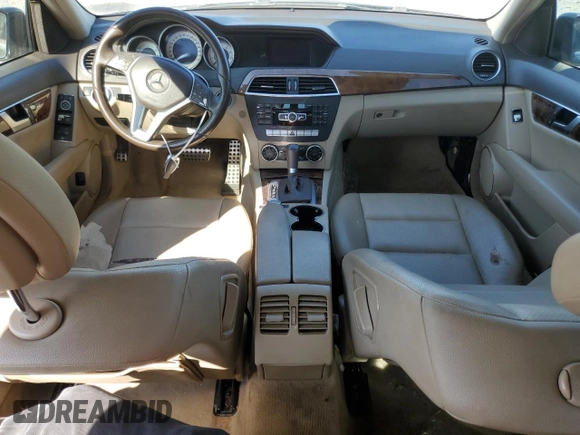 2013 Mercedes-Benz C 250 Sport with VIN WDDGF4HB5DR245894, listed as a Copart auction lot 49035925 with 184,374 mi miles and Salvage Title. Bid and sale history available at DreamBid. Image 8.