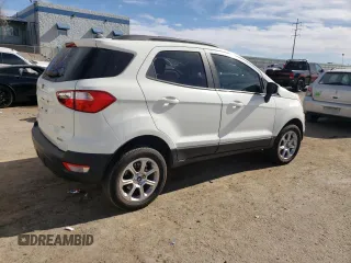 2019 Ford EcoSport SE with VIN MAJ6S3GL7KC262949, listed as a Copart auction lot 44280045 with 49,643 mi miles and Salvage Title. Bid and sale history available at carsss.com. Image 3.
