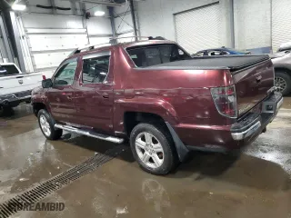 2010 Honda Ridgeline RTL with VIN 5FPYK1F59AB002068, listed as a Copart auction lot 45353325 with 157,260 mi miles and Salvage Title. Bid and sale history available at carsss.com. Image 2.