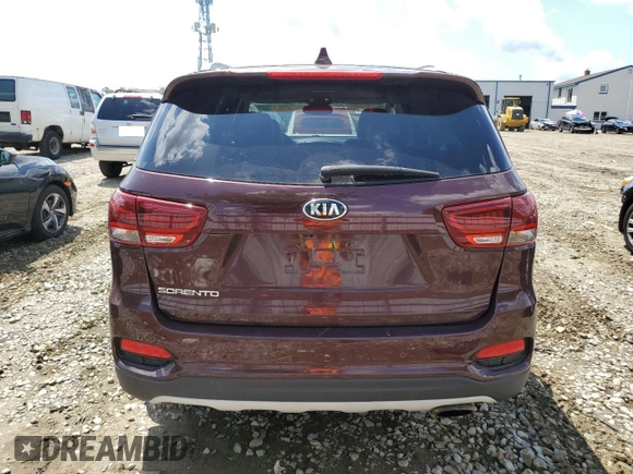 2019 Kia Sorento EX с VIN 5XYPHDA57KG536563, выставлен на аукционе Copart как лот 61100695 с пробегом 67 360 миль миль и Списание • Salvage title. История ставок и продаж доступна на DreamBid. Изображение 6.