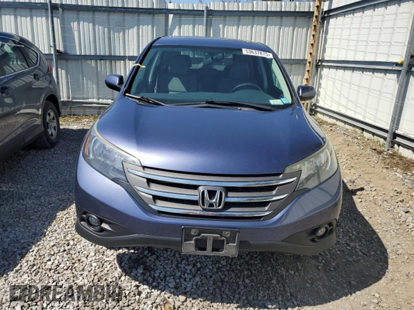 2013 Honda CR-V EX with VIN 2HKRM4H51DH689817, listed as a Copart auction lot 53637875 with 161,301 mi miles and Salvage Title. Bid and sale history available at carsss.com. Image 5.