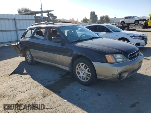 2003 Subaru Legacy Outback VDC with VIN 4S3BH896137657165, listed as a Copart auction lot 83598994 with 139,300 mi miles and Salvage title. Bid and sale history available at DreamBid. Image 4.