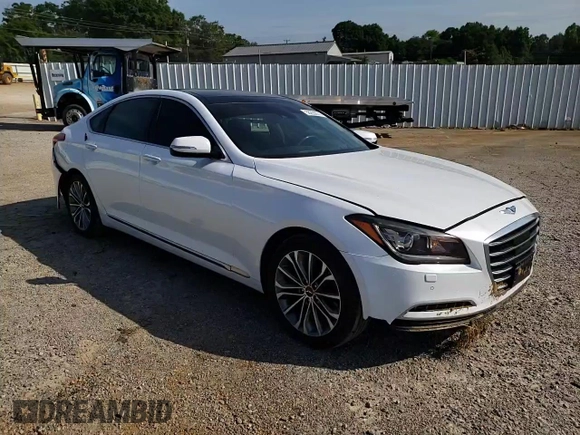 2015 Hyundai Genesis 3.8L with VIN KMHGN4JE9FU030497, listed as a Copart auction lot 58229074 with 166,236 mi miles and Salvage Title. Bid and sale history available at carsss.com. Image 10.