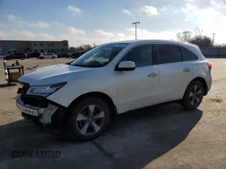 2016 Acura MDX with VIN 5FRYD4H24GB009735, listed as a Copart auction lot 43330005 with 81,401 mi miles and Salvage Title. Bid and sale history available at carsss.com. Image 1.