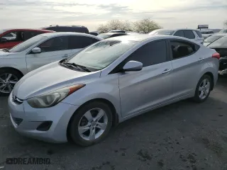 2013 Hyundai Elantra Limited with VIN 5NPDH4AE7DH421024, listed as a Copart auction lot 52199715 with 128,162 mi miles and Salvage Title. Bid and sale history available at carsss.com. Image 1.