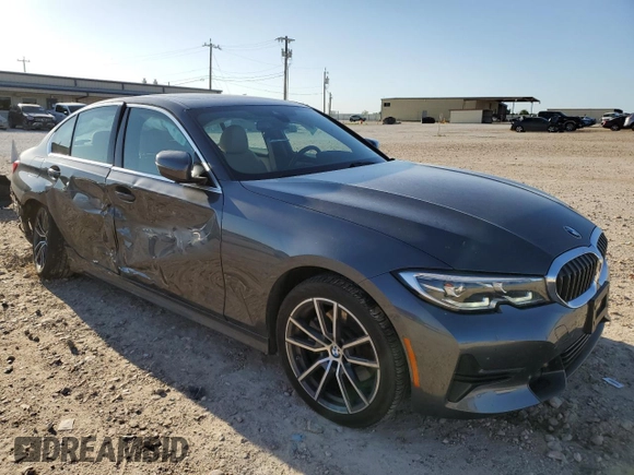 2020 BMW 3 Series 330i xDrive with VIN 3MW5R7J08L8B36516, listed as a Copart auction lot 53005595 with 55,841 mi miles and Salvage title. Bid and sale history available at DreamBid. Image 4.