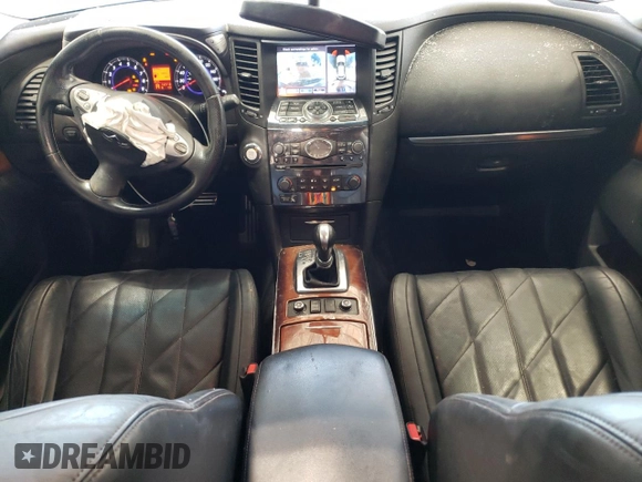 2010 Infiniti FX35 with VIN JN8AS1MWXAM854771, listed as a Copart auction lot 70682914 with 163,118 mi miles and Salvage Title. Bid and sale history available at carsss.com. Image 8.