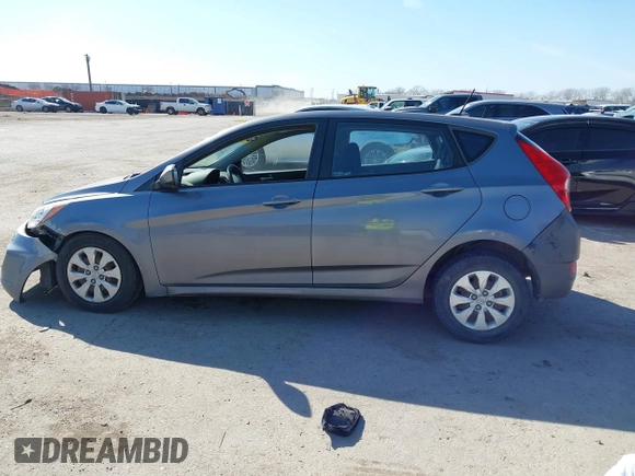 2016 Hyundai Accent SE with VIN KMHCT5AE8GU247843, listed as a IAAI auction lot 41672555 with 121,510 mi miles. Bid and sale history available at carsss.com. Image 14.