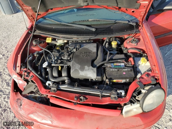 1996 Plymouth Neon with VIN 1P3ES27C7TD700137, listed as a Copart auction lot 44391435 with 80284 miles and Salvage Title. Bid and sale history available at carsss.com. Image 11.
