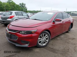 2018 Chevrolet Malibu LT with VIN 1G1ZD5ST0JF139388, listed as a IAAI auction lot 42187281 with 135,051 mi miles. Bid and sale history available at carsss.com. Image 2.