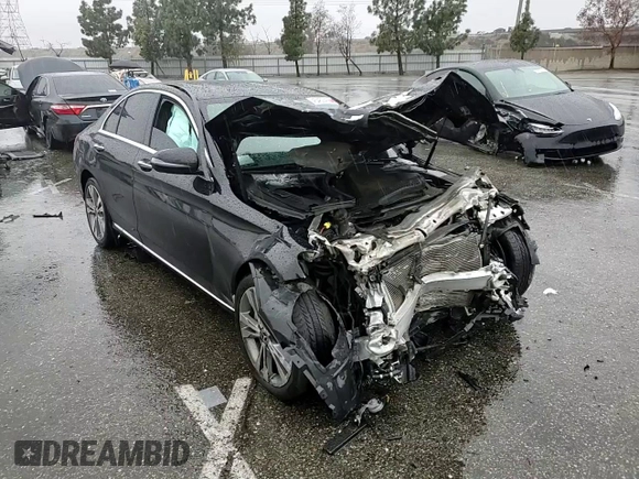 2020 Mercedes-Benz C with VIN WDDWF8DB7LR560476, listed as a Copart auction lot 45469455 with Not Provided miles and Salvage Title. Bid and sale history available at carsss.com. Image 11.