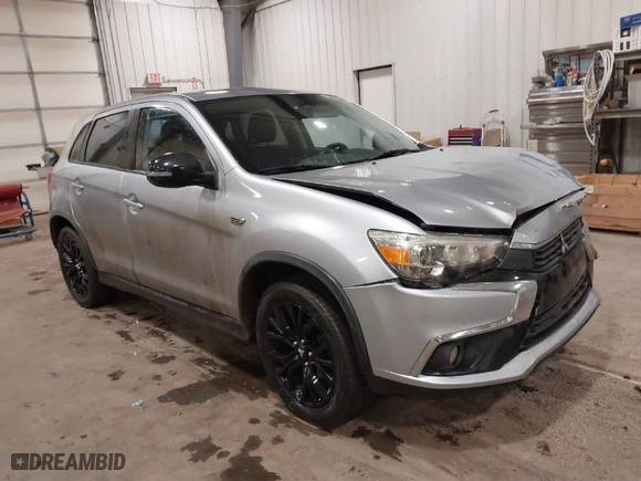 2017 Mitsubishi Outlander Sport ES 2.0 with VIN JA4AR3AU0HZ051917, listed as a IAAI auction lot 41005628 with 72,276 mi miles. Bid and sale history available at carsss.com. Image 1.