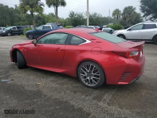 2015 Lexus RC 350 with VIN JTHHE5BC0F5003886, listed as a Copart auction lot 74588314 with 0 mi miles and Salvage Title. Bid and sale history available at carsss.com. Image 2.