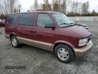 2003 GMC Safari with VIN 1GKEL19X63B510272, listed as a Copart auction lot 75436594 with 31,989 mi miles and Salvage Title. Bid and sale history available at carsss.com. Image 4.
