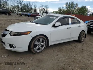 2012 Acura TSX Tech Pkg with VIN JH4CU2F61CC028996, listed as a Copart auction lot 53205975 with 161,700 mi miles and Clean Title. Bid and sale history available at carsss.com. Image 1.