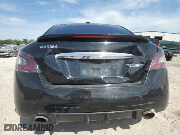 2013 Nissan Maxima SV with VIN 1N4AA5AP4DC817699, listed as a Copart auction lot 53532795 with 179,385 mi miles and Salvage title. Bid and sale history available at DreamBid. Image 6.