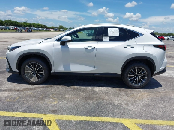 2025 Lexus NX 250 Premium with VIN 2T2GDCAZ5SC025045, listed as a IAAI auction lot 42577944 with Not provided miles and . Bid and sale history available at DreamBid. Image 15.