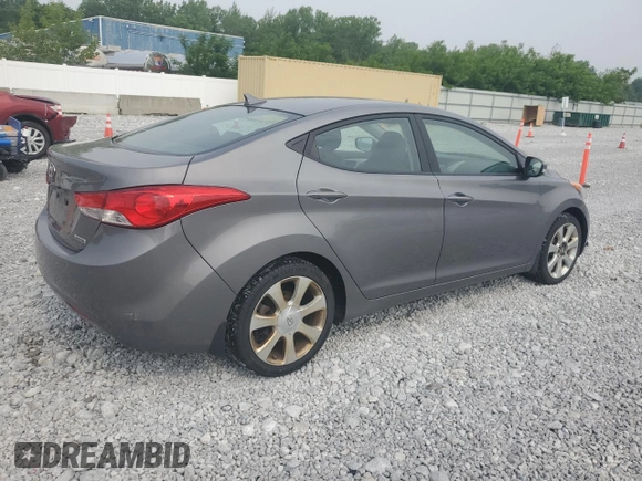 2012 Hyundai Elantra Limited z VIN 5NPDH4AE1CH118772, wystawiony jako Copart lot #60036395 z przebiegiem 158 847 mil mil oraz Czysty tytuł • Clean title. Historia ofert i sprzedaży dostępna na DreamBid. Obrazek 3.