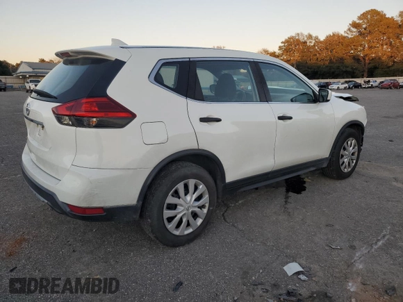 2017 Nissan Rogue S with VIN KNMAT2MTXHP549624, listed as a Copart auction lot 87082524 with 126,181 mi miles and Salvage Title. Bid and sale history available at carsss.com. Image 3.