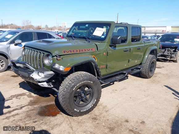 2022 Jeep Gladiator Mojave with VIN 1C6JJTEG5NL110886, listed as a IAAI auction lot 41410576 with 44,307 mi miles. Bid and sale history available at carsss.com. Image 18.