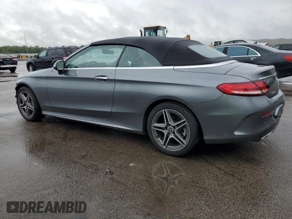 2019 Mercedes-Benz C 300 with VIN WDDWK8EBXKF834621, listed as a Copart auction lot 60306965 with 47,136 mi miles and Salvage title. Bid and sale history available at DreamBid. Image 2.
