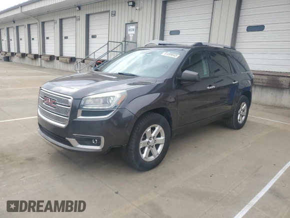 2016 GMC Acadia SLE with VIN 1GKKVPKD4GJ117169, listed as a Copart auction lot 51099045 with 105,309 mi miles and Salvage Title. Bid and sale history available at carsss.com. Image 1.