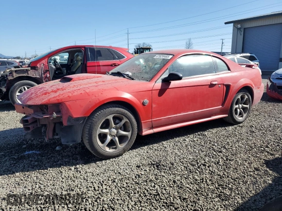 2004 Ford Mustang Standard with VIN 1FAFP40604F189999, listed as a Copart auction lot 47620465 with 90,916 mi miles and Salvage Title. Bid and sale history available at carsss.com. Image 1.