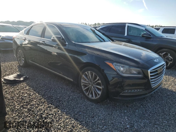 2016 Hyundai Genesis 3.8L with VIN KMHGN4JE8GU107099, listed as a Copart auction lot 73823554 with 0 mi miles and Salvage Title. Bid and sale history available at carsss.com. Image 4.