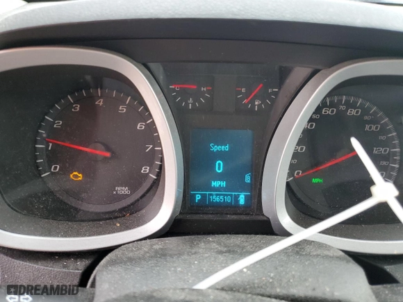 2010 Chevrolet Equinox LT w/1LT with VIN 2CNALDEW5A6237460, listed as a Copart auction lot 54101745 with 156,510 mi miles and Salvage Title. Bid and sale history available at carsss.com. Image 9.